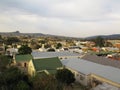 View from roof of Observatory Museum in Grahamstown , South Africa Royalty Free Stock Photo