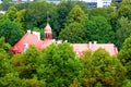 View of roof of old building in Tallinn, Estonia Royalty Free Stock Photo