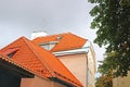 View of roof of old building in Tallinn, Estonia Royalty Free Stock Photo