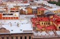 View of the roof of St. Petersburg Royalty Free Stock Photo