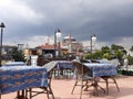 View from roof terrace to Hagia Sofia