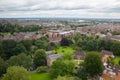 View from the roof York Minster Cathedral, Great Britain Royalty Free Stock Photo