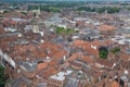 View from the roof York Minster Cathedral, Great Britain Royalty Free Stock Photo