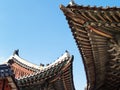 View of roofs in Changgyeong Palace in Seoul