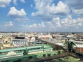 View of the roofs of the city