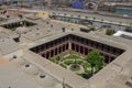 View roofs and courtyard of Convento Santo Domingo from his belltower,