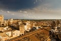 View of roofs of the historic center of the city of Noto