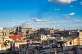 View from a rooftop terrace over the Center of Havana in Cuba Royalty Free Stock Photo