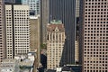 View from the rooftop to the city of San Francisco