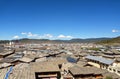 View of the rooftops in Shangri La