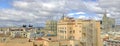 View of rooftops in Madrid Royalty Free Stock Photo