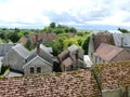 Medieval village of Yevre chatel Royalty Free Stock Photo
