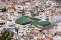 View of rooftops Meknes, Morocco