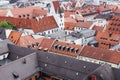 View of the rooftops of Munich Royalty Free Stock Photo