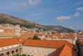 View of the rooftops of the Old Town of Dubrovnik. Croatia Royalty Free Stock Photo