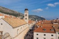 View of the rooftops of the Old Town of Dubrovnik. Croatia Royalty Free Stock Photo