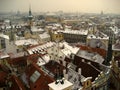 A view at rooftops of Prague, Chech Republic Royalty Free Stock Photo