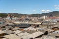 View of the rooftops in Shangri La