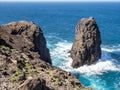 View of Roque partido in Grand Canary island, Spain Royalty Free Stock Photo