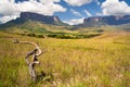 View of Roraima table mountain, La Gran Sabana, Canaima National Park, Venezuela