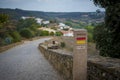 View on Rota Vicentina PR1 hiking route on the Atlantic coast in Algarve Royalty Free Stock Photo