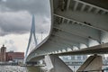 Rotterdam sightseeing near the center, bridge structure