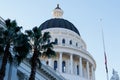 California state capital building at dawn Royalty Free Stock Photo