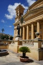 View of the Rotunda of Mosta. Mosta, Malta Royalty Free Stock Photo