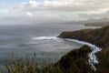 View of the rough coast of Sao Miguel (Azores)