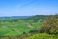 View from Roulston Scar and Sutton Bank 2, in North Yorkshire, England. Royalty Free Stock Photo