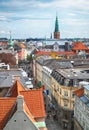 The view from the Round Tower in Copenhagen.