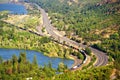 A View from rowena crest overlook Royalty Free Stock Photo