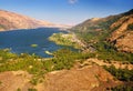 A View from rowena crest overlook Royalty Free Stock Photo