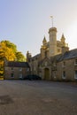 View of the royal Balmoral Castle Royalty Free Stock Photo