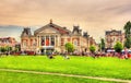 View of the Royal Concertgebouw, a concert hall in Amsterdam.