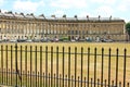 Royal Crescent Bath England Royalty Free Stock Photo