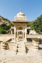 Royal Gaitor Tumbas monument, Gaitor Ki Chhatriyan in Jaipur, India