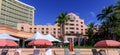 View of the Royal Hawaiian, a Luxury Collection Resort, Waikiki beach