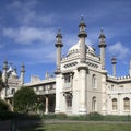 View of the Royal Pavilion in Brighton Sussex Royalty Free Stock Photo