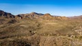 Aerial View Of Spur Cross Ranch Regional Park Near Cave Creek, Arizona Royalty Free Stock Photo