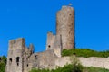 View at the ruin castle Monreal or Philippsburg in Monreal, Eifel Royalty Free Stock Photo