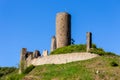 View at the ruin castle Monreal or Philippsburg in Monreal, Eifel Royalty Free Stock Photo