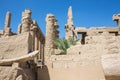 View of ruined columns