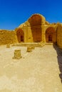 Northern church in the ancient Nabataean city Shivta, Negev Desert