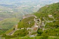 View on ruins of acrocorinth