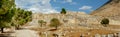 Ruins of Mycenae, in Greece, web banner format Royalty Free Stock Photo