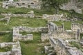 View of the ruins of the ancient Greek city of Chersonesos on the Crimean Peninsula Royalty Free Stock Photo