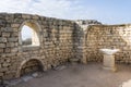 View of the ruins of the ancient Greek city of Chersonesos on the Crimean Peninsula Royalty Free Stock Photo