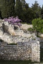 View of the ruins of the ancient Greek city of Chersonesos on the Crimean Peninsula Royalty Free Stock Photo