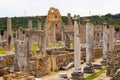 Ancient Hellenistic city gates and Agora in the antiquity city of Perge